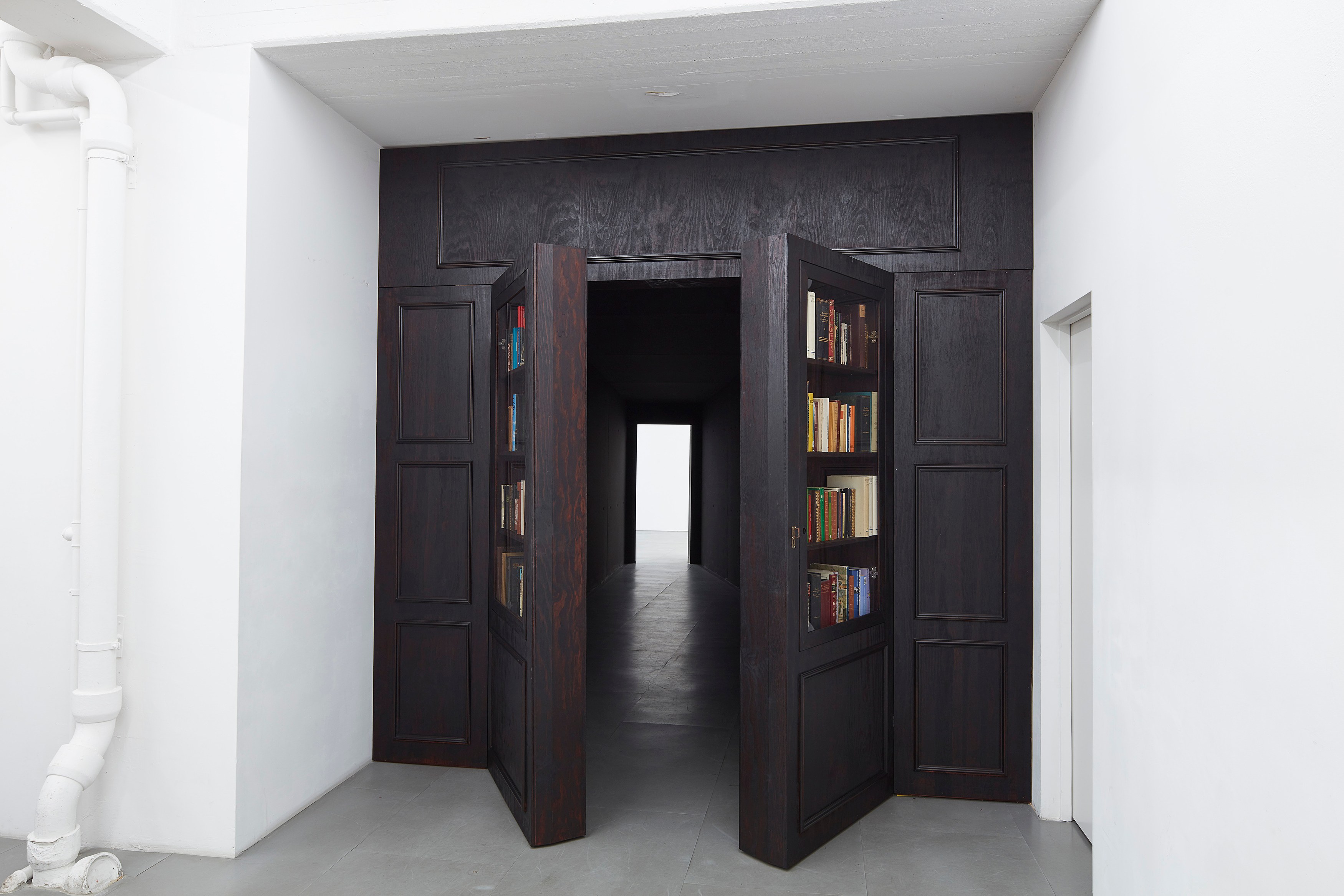 Laure Prouvost, Dear dirty dark drink drift down deep droll (in der dole) at Carlier Gebauer, photo 2