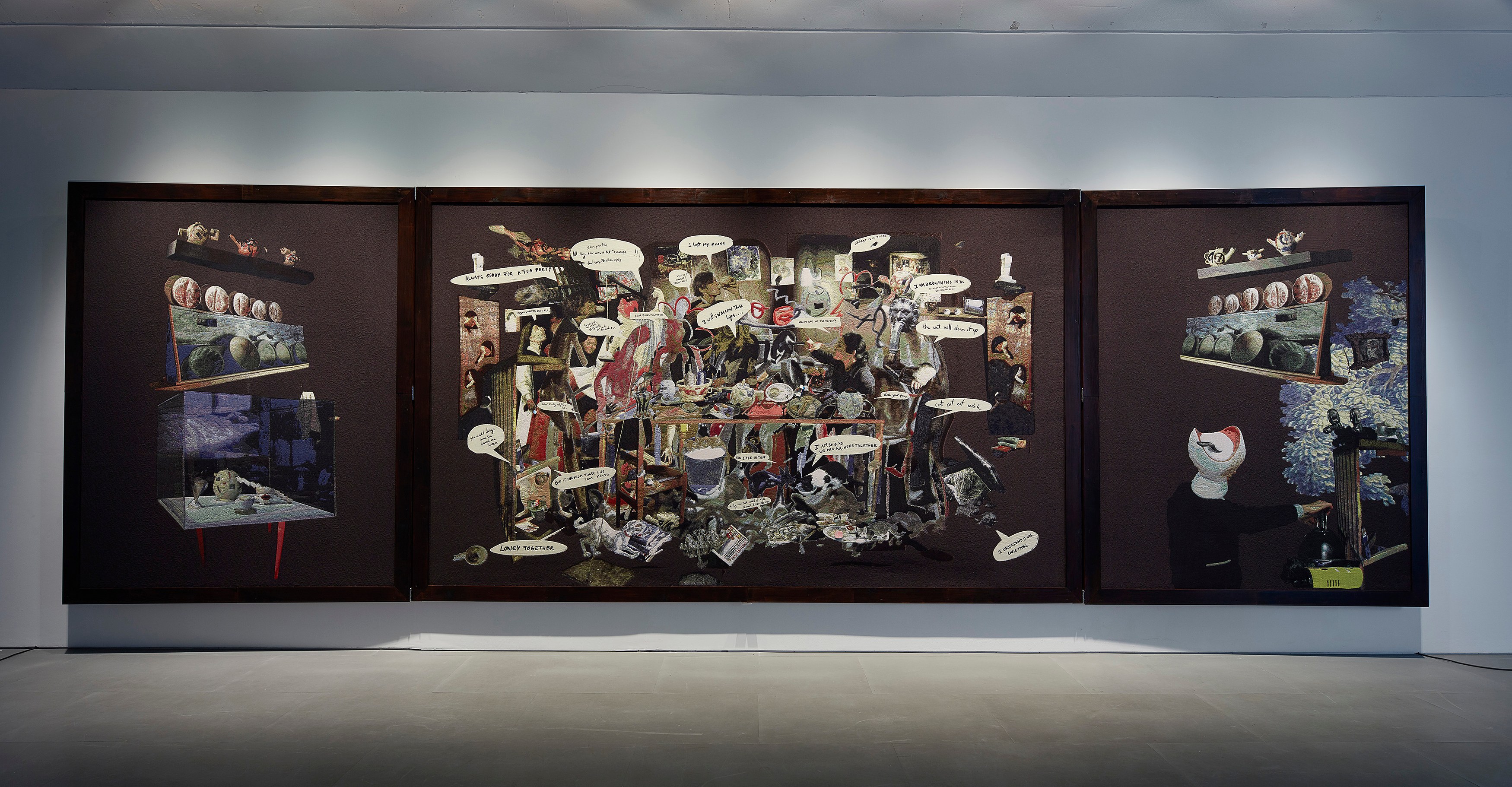 Laure Prouvost, Dear dirty dark drink drift down deep droll (in der dole) at Carlier Gebauer, photo 6