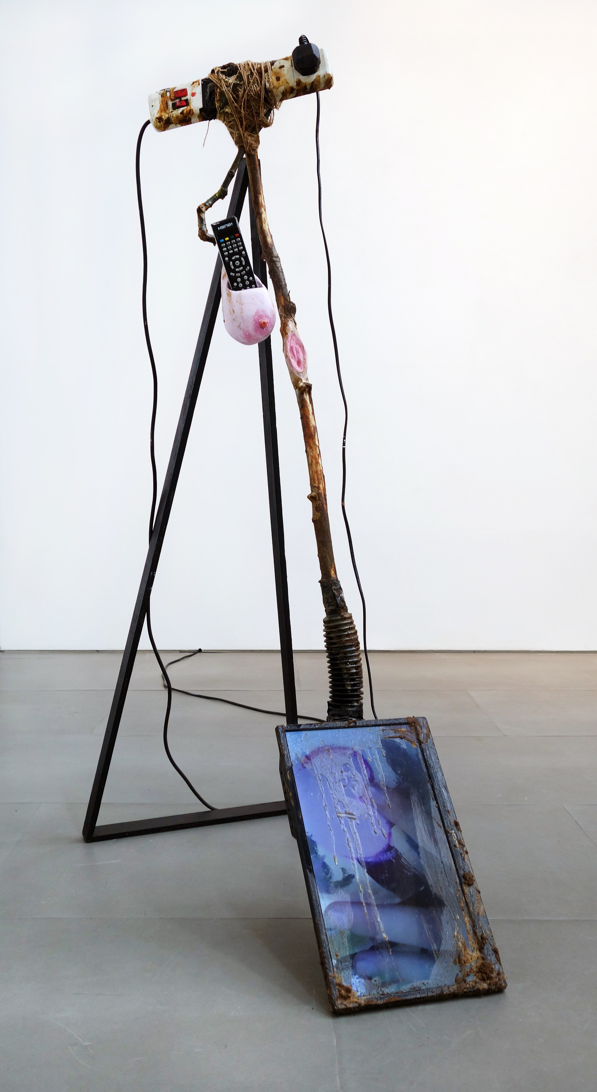 Laure Prouvost, Dear dirty dark drink drift down deep droll (in der dole) at Carlier Gebauer, photo 11