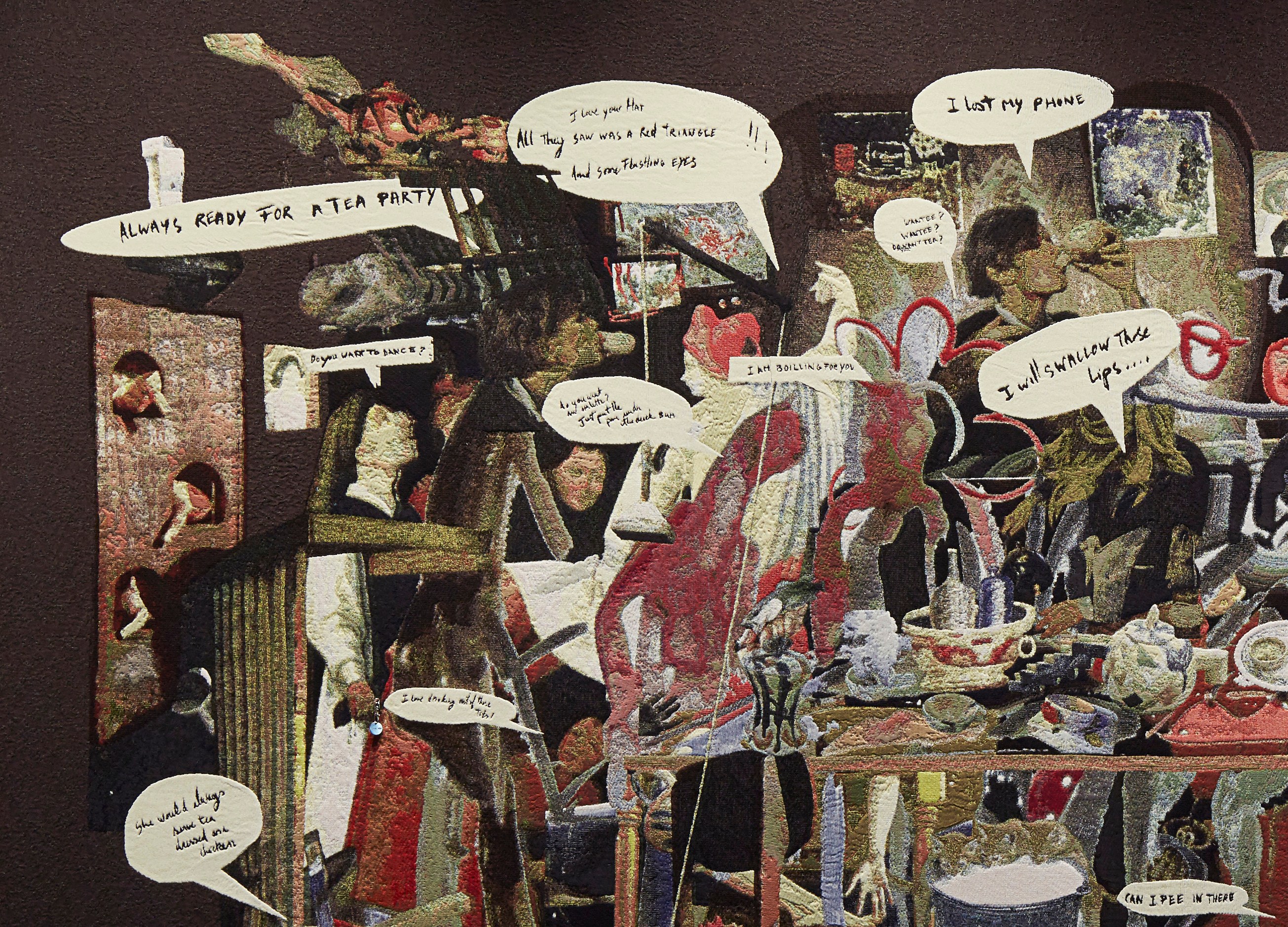 Laure Prouvost, Dear dirty dark drink drift down deep droll (in der dole) at Carlier Gebauer, photo 25
