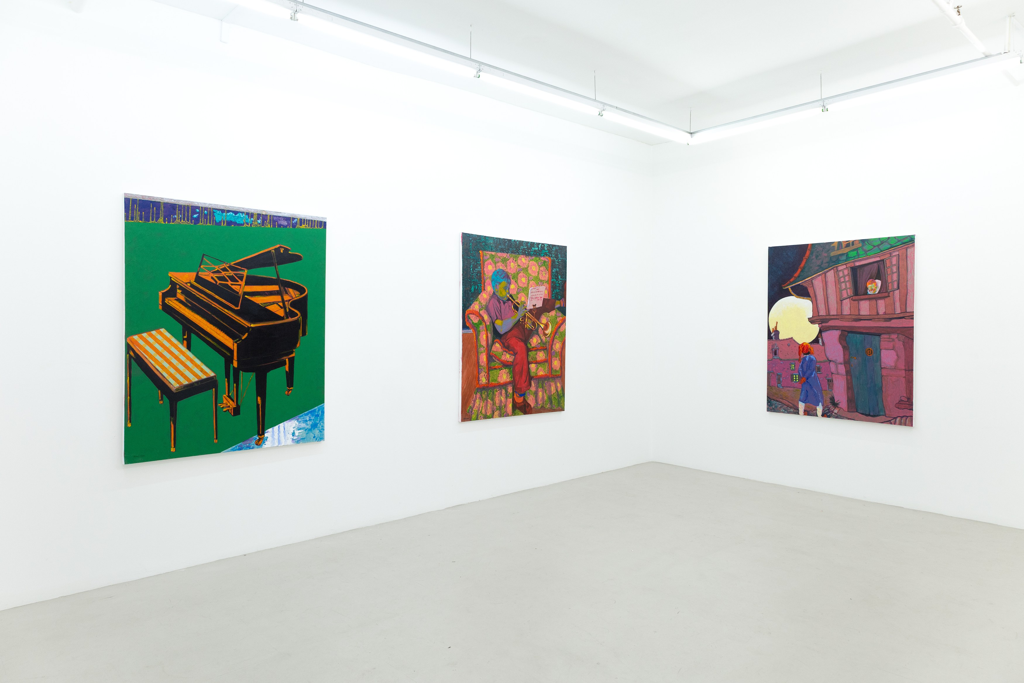 Archie Rand, Heads at Jarvis Art, photo 3