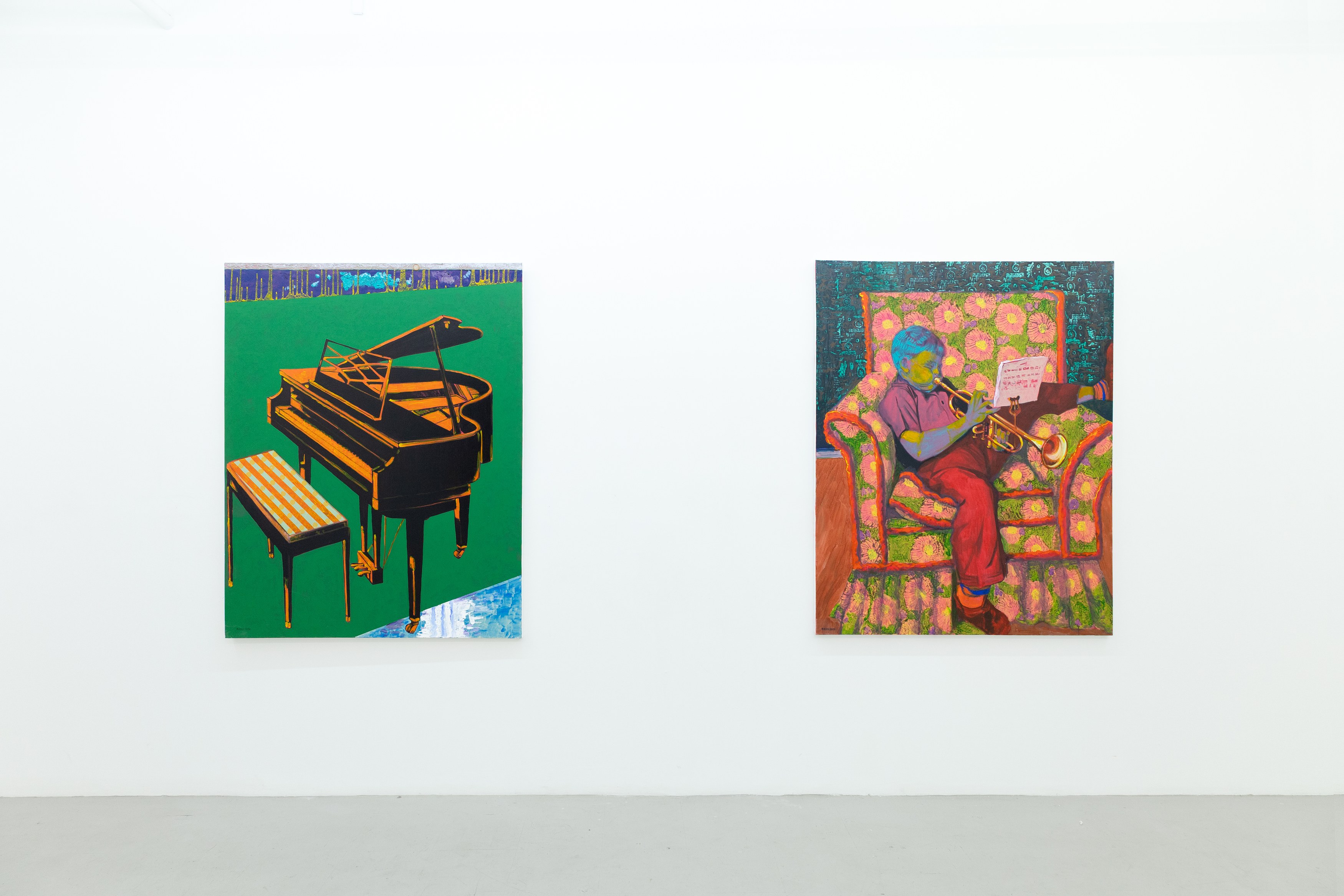 Archie Rand, Heads at Jarvis Art, photo 6