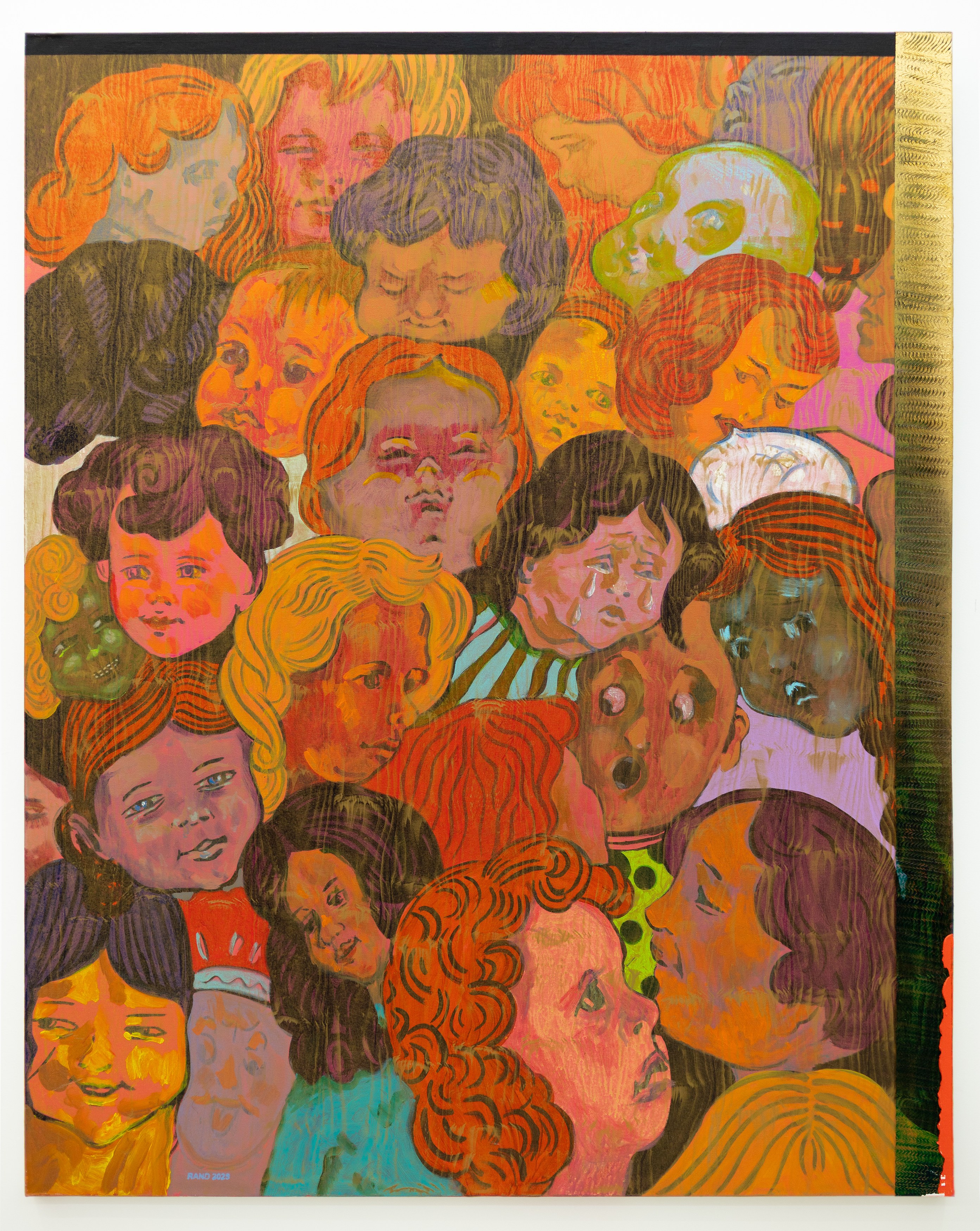 Archie Rand, Heads at Jarvis Art, photo 13