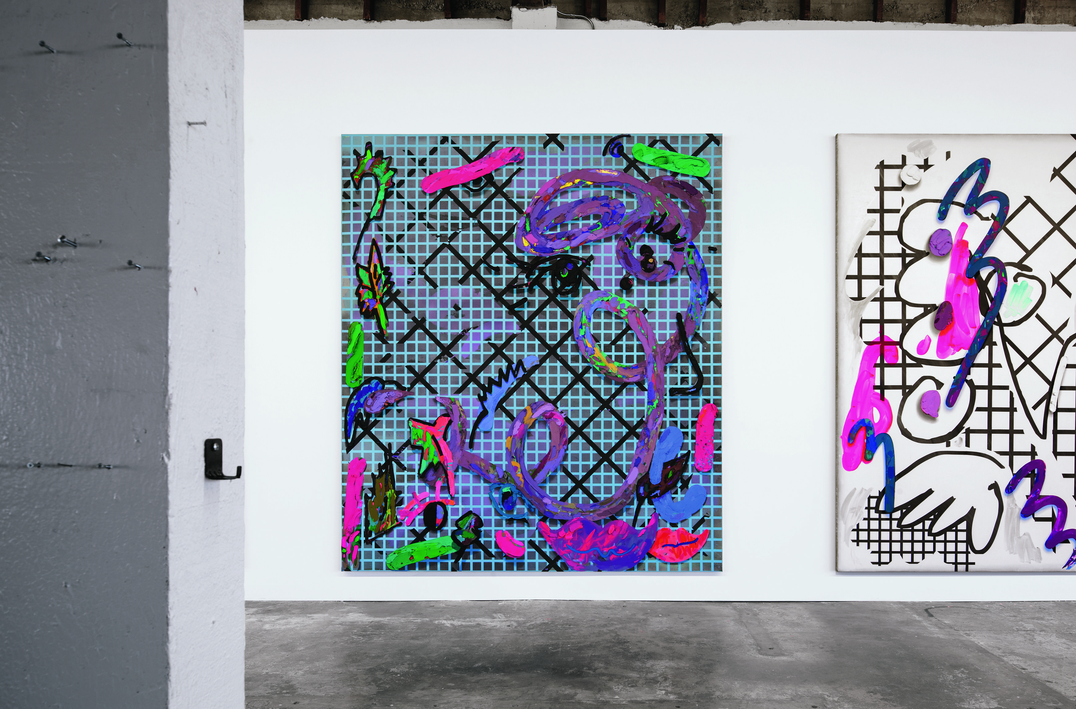 Laura Owens, 12 Paintings by Laura Owens and Ooga Booga #2 at 356 Mission, photo 2