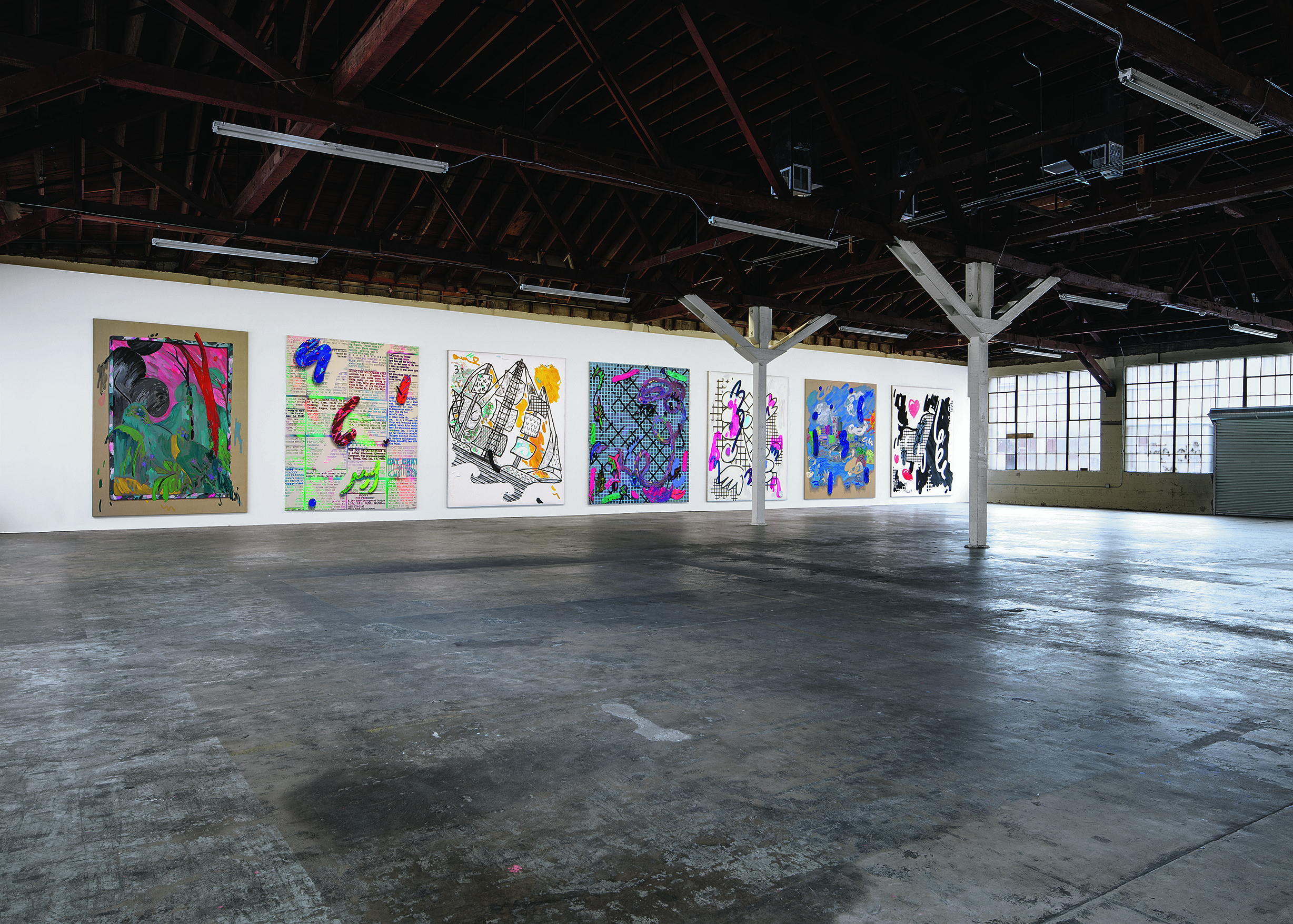 Laura Owens, 12 Paintings by Laura Owens and Ooga Booga #2 at 356 Mission, photo 6