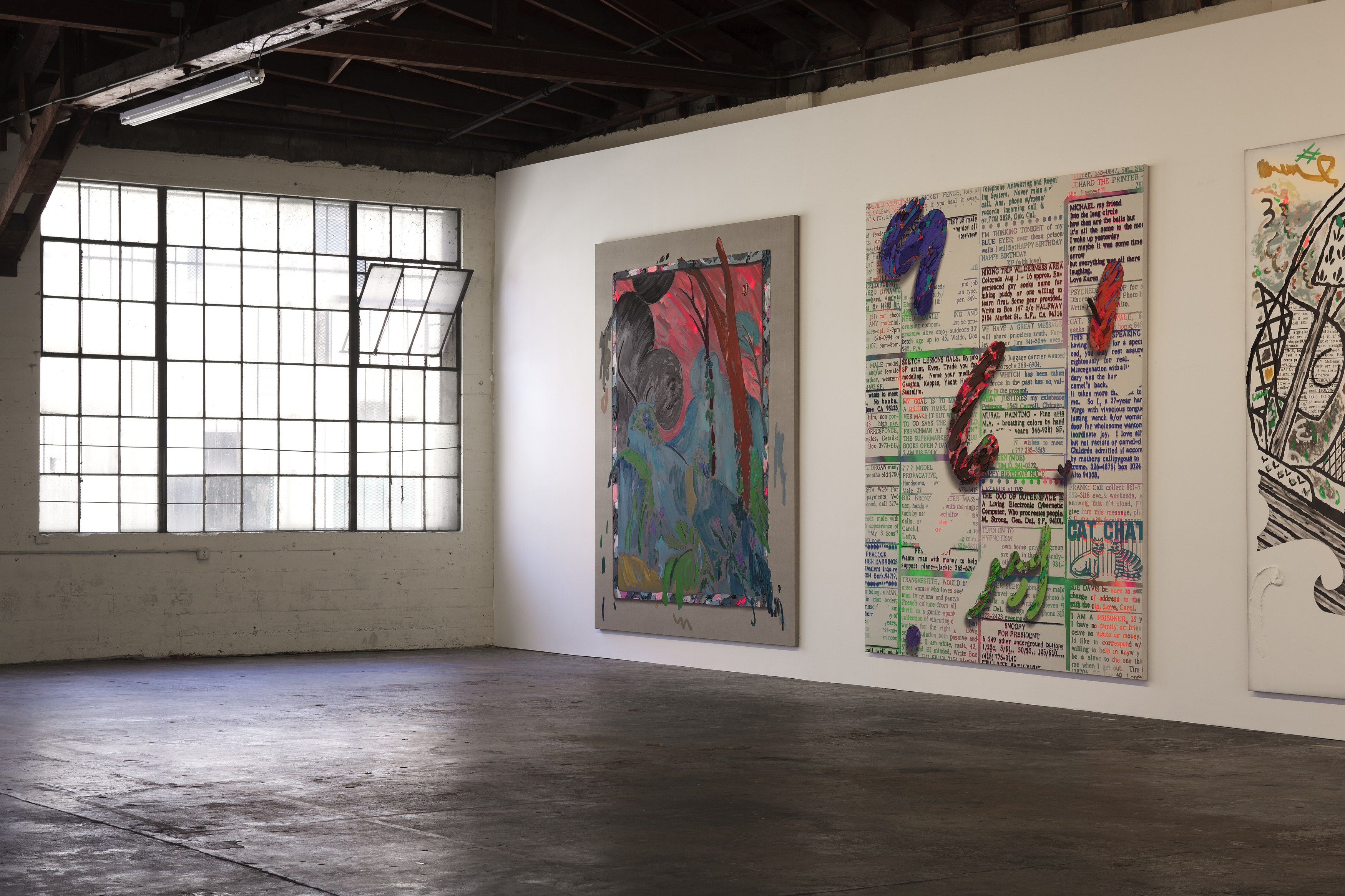 Laura Owens, 12 Paintings by Laura Owens and Ooga Booga #2 at 356 Mission, photo 10