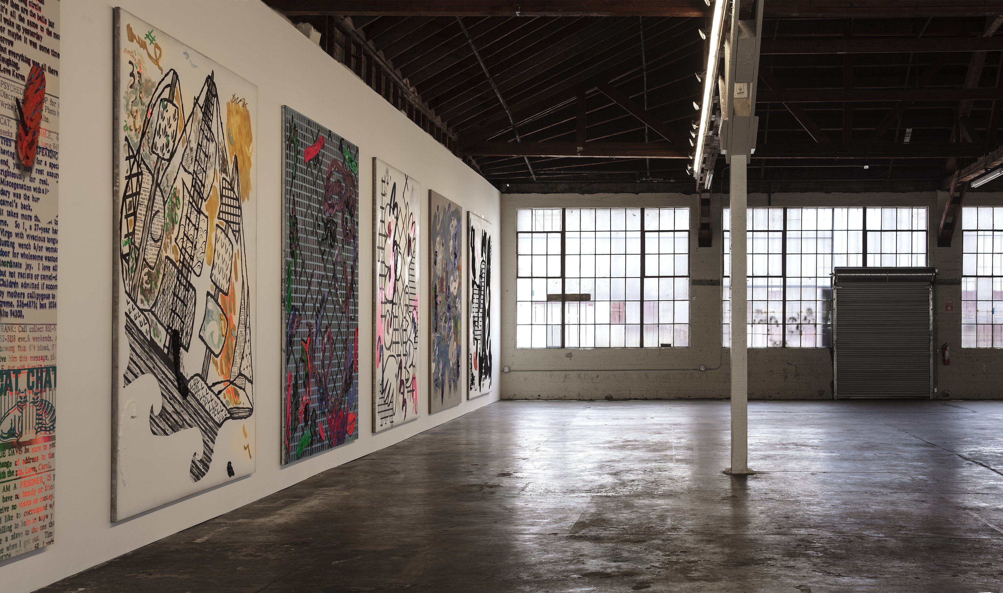 Laura Owens, 12 Paintings by Laura Owens and Ooga Booga #2 at 356 Mission, photo 11