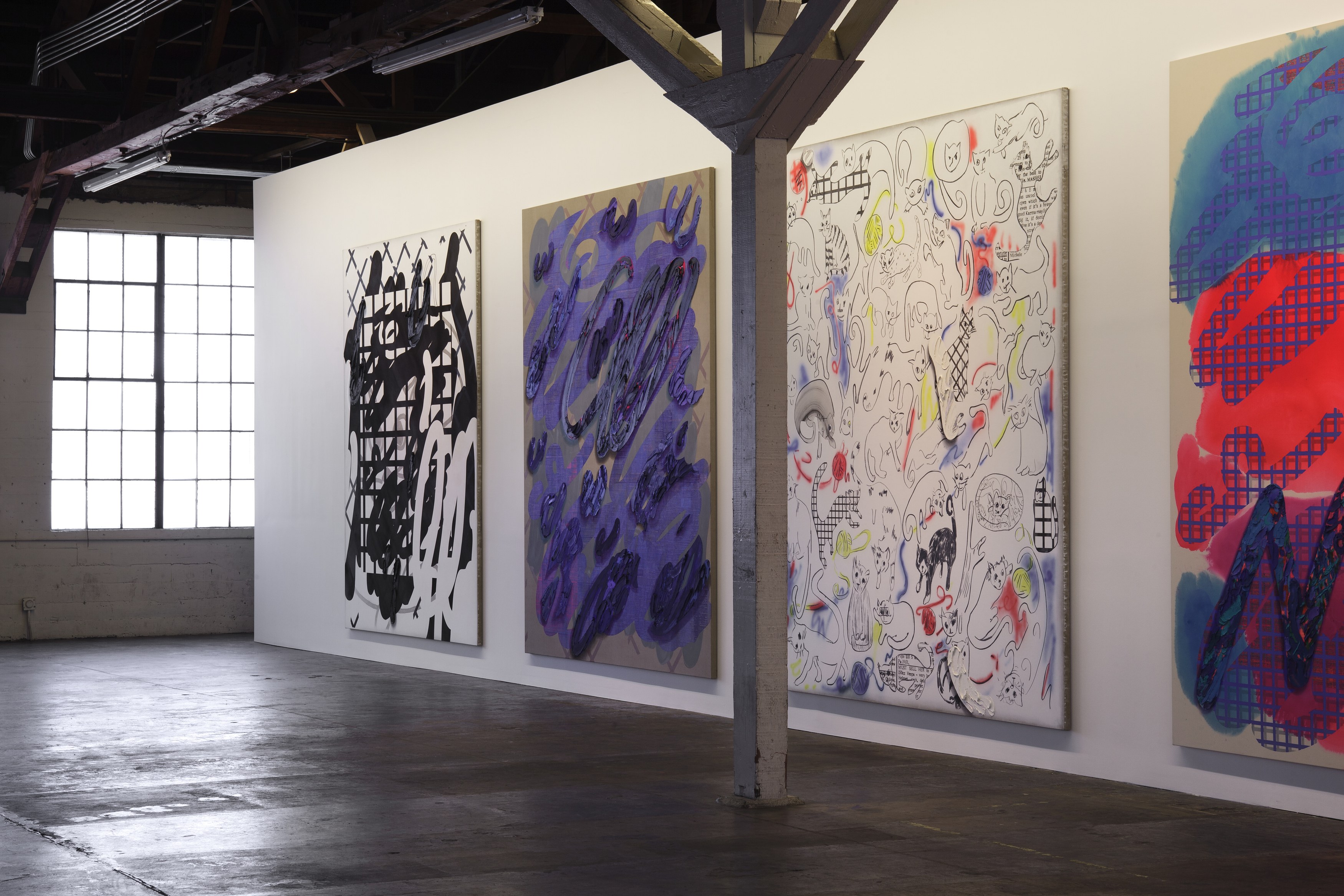 Laura Owens, 12 Paintings by Laura Owens and Ooga Booga #2 at 356 Mission, photo 15