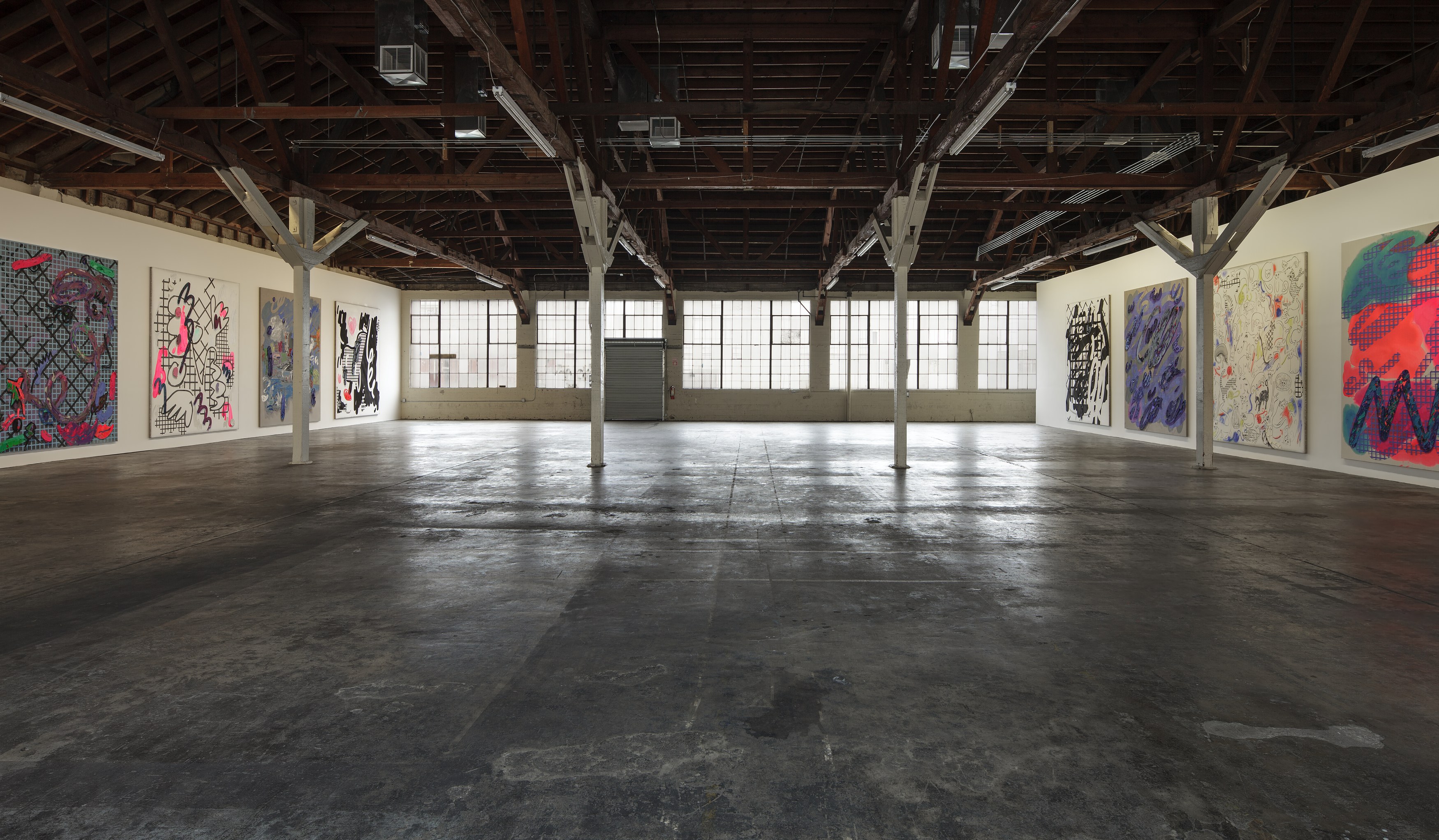 Laura Owens, 12 Paintings by Laura Owens and Ooga Booga #2 at 356 Mission, photo 17
