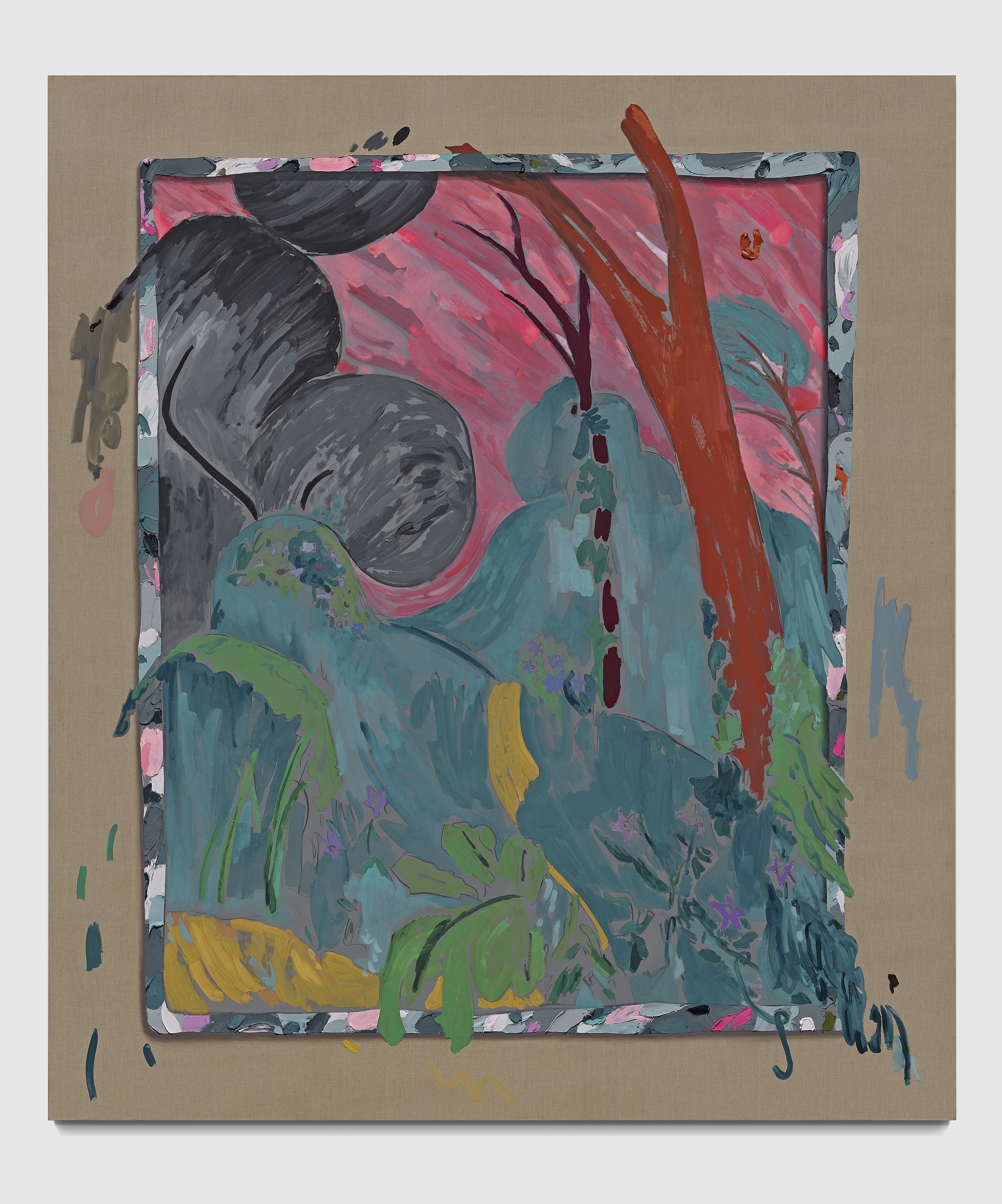 Laura Owens, 12 Paintings by Laura Owens and Ooga Booga #2 at 356 Mission, photo 21