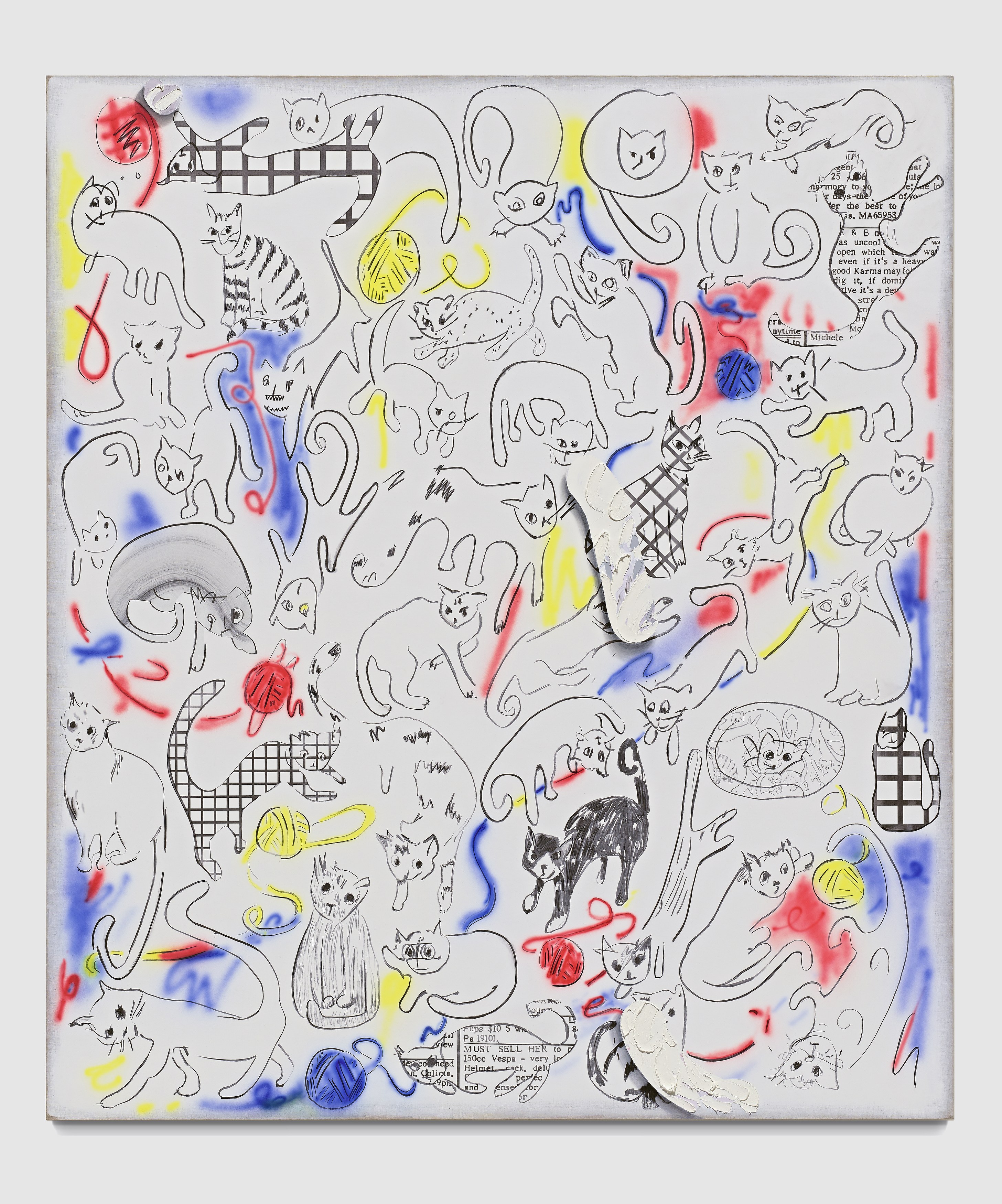 Laura Owens, 12 Paintings by Laura Owens and Ooga Booga #2 at 356 Mission, photo 26