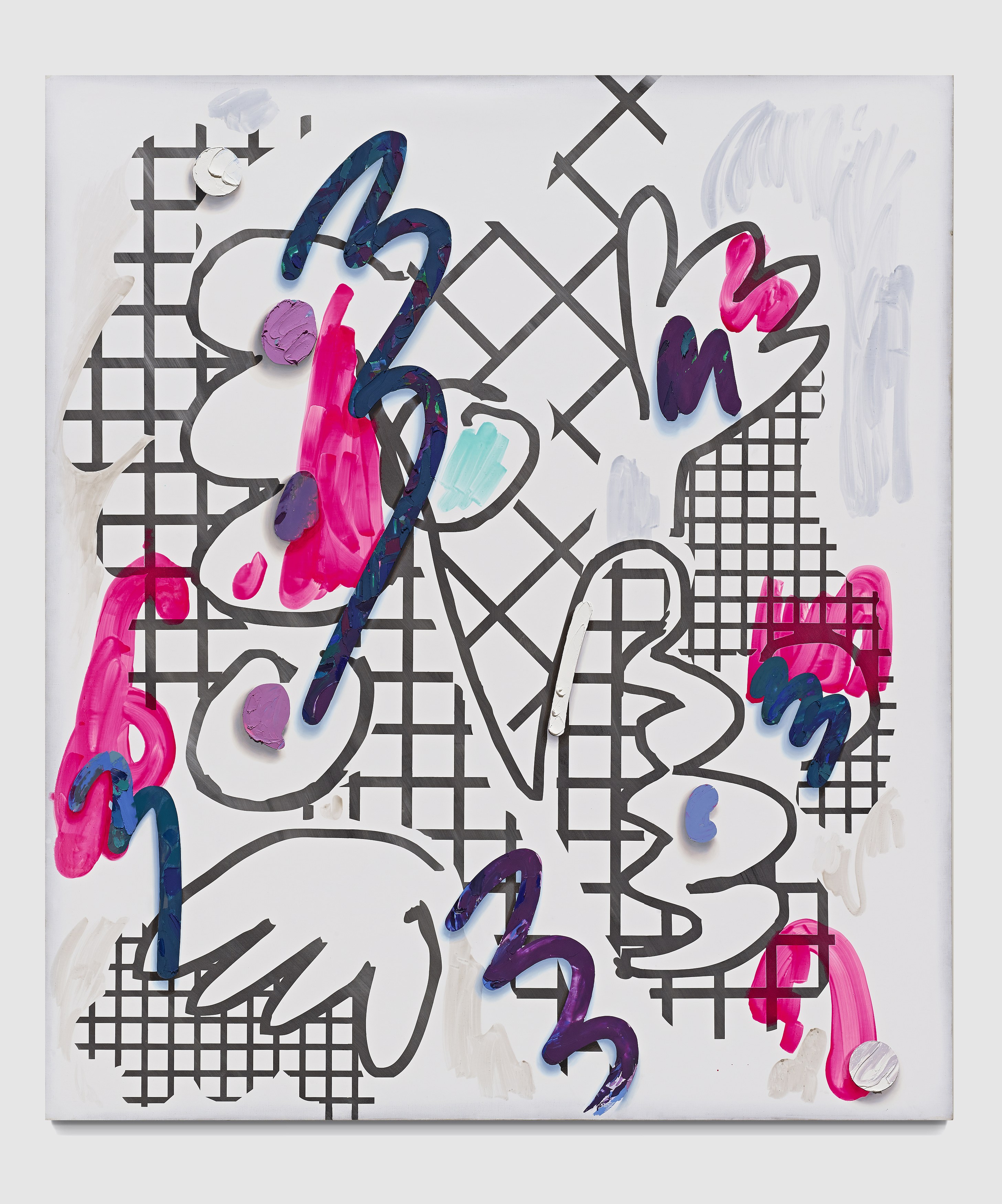 Laura Owens, 12 Paintings by Laura Owens and Ooga Booga #2 at 356 Mission, photo 28