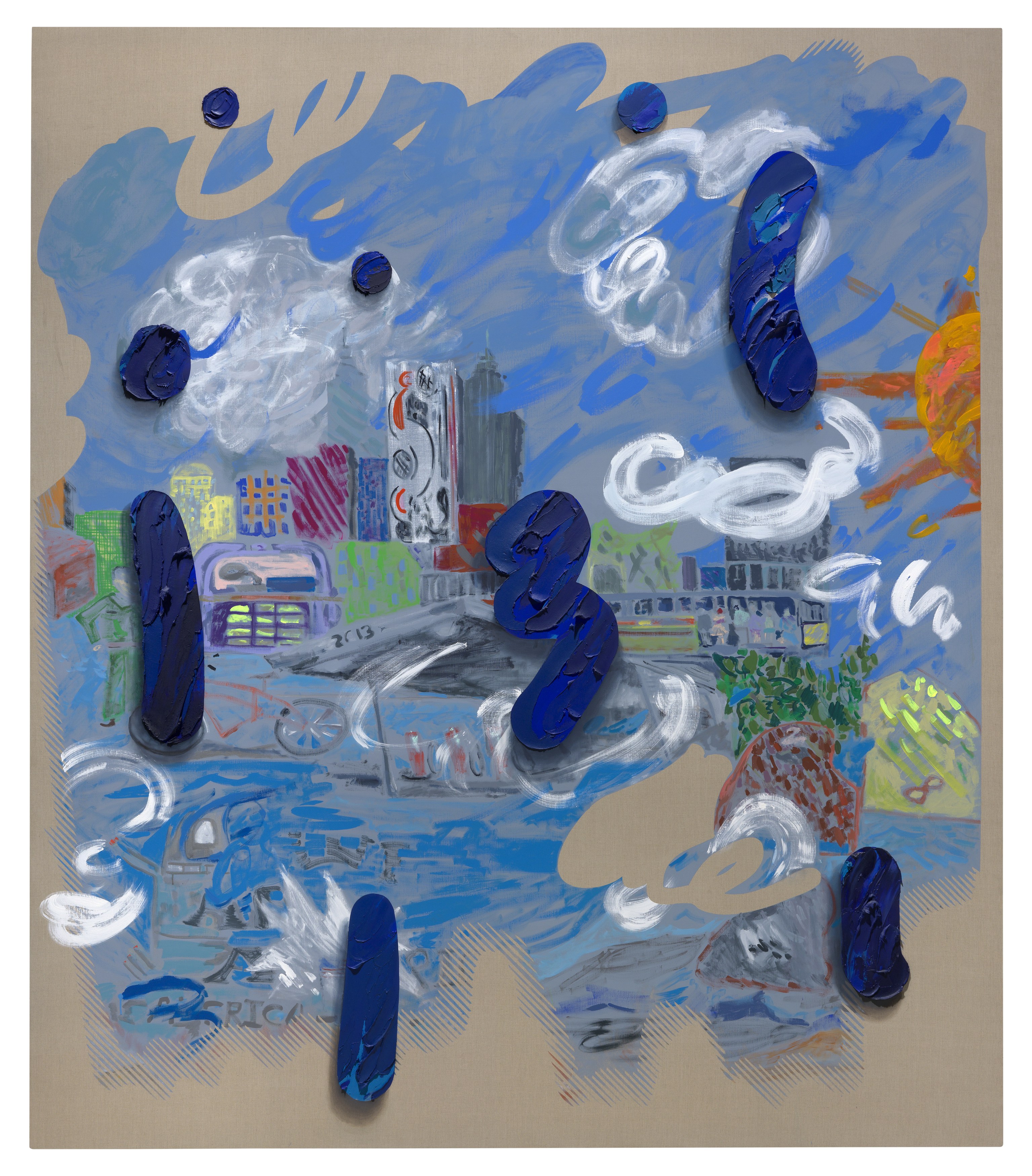 Laura Owens, 12 Paintings by Laura Owens and Ooga Booga #2 at 356 Mission, photo 29