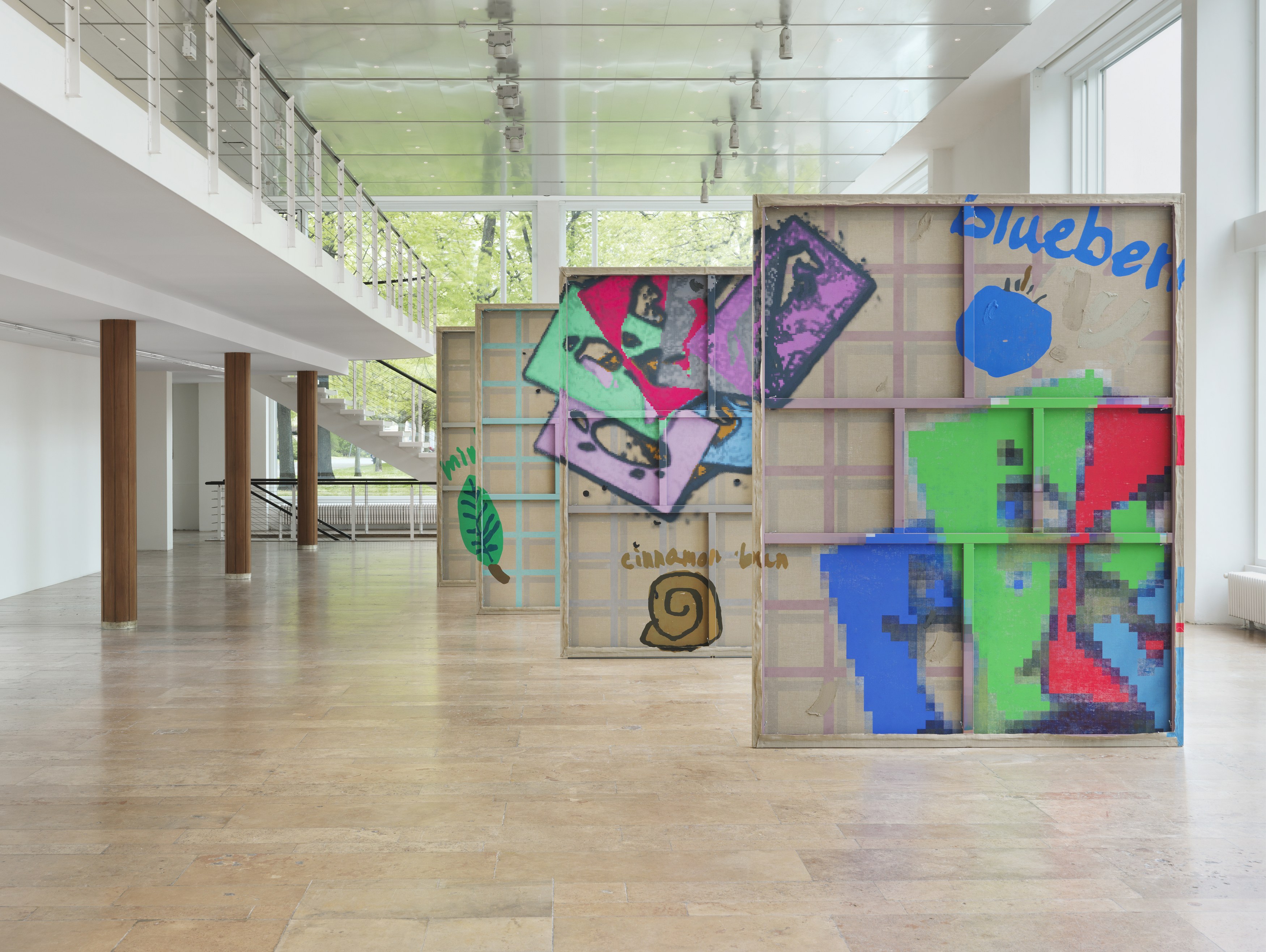 Laura Owens, Untitled at Capitain Petzel, photo 8