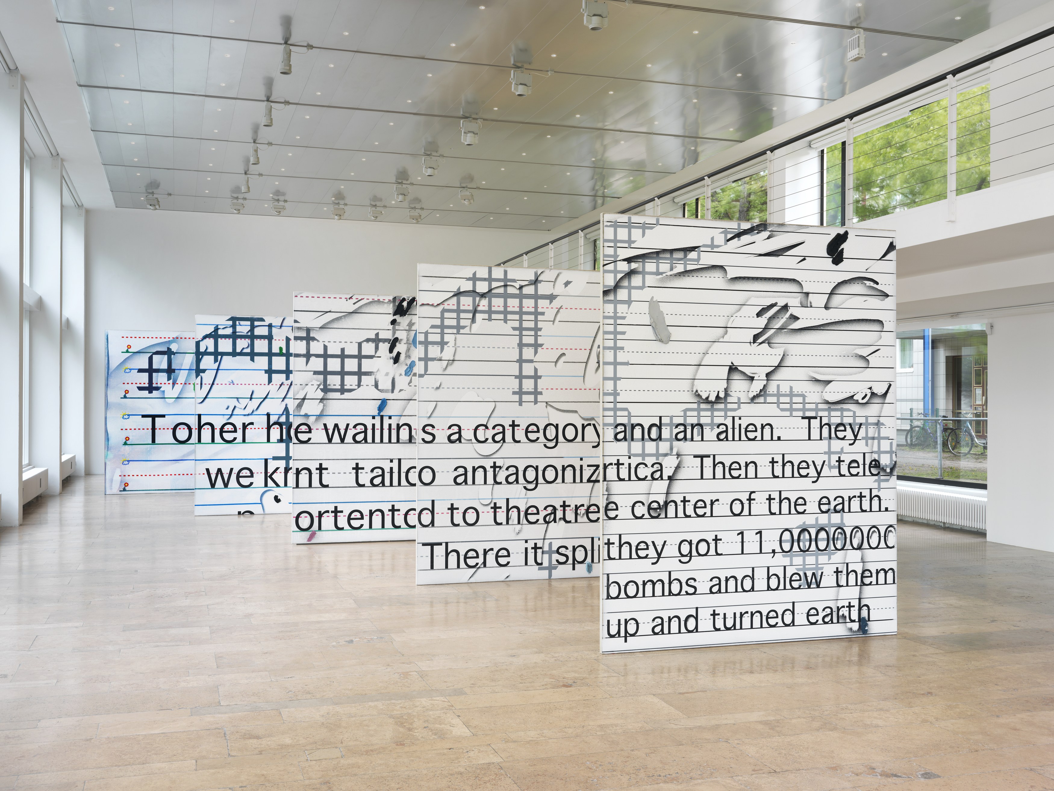 Laura Owens, Untitled at Capitain Petzel, photo 11