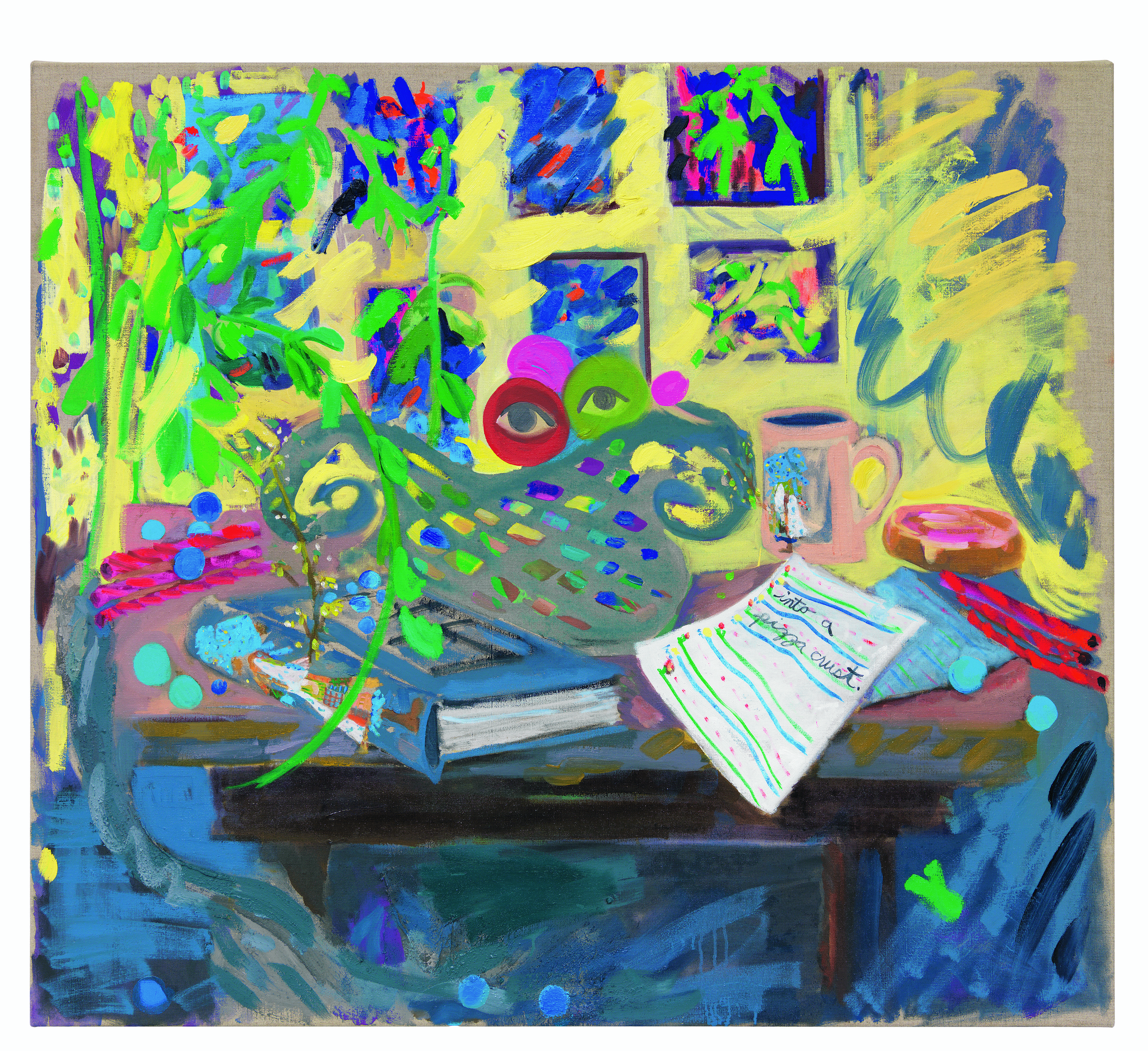 Laura Owens, Untitled at Capitain Petzel, photo 4