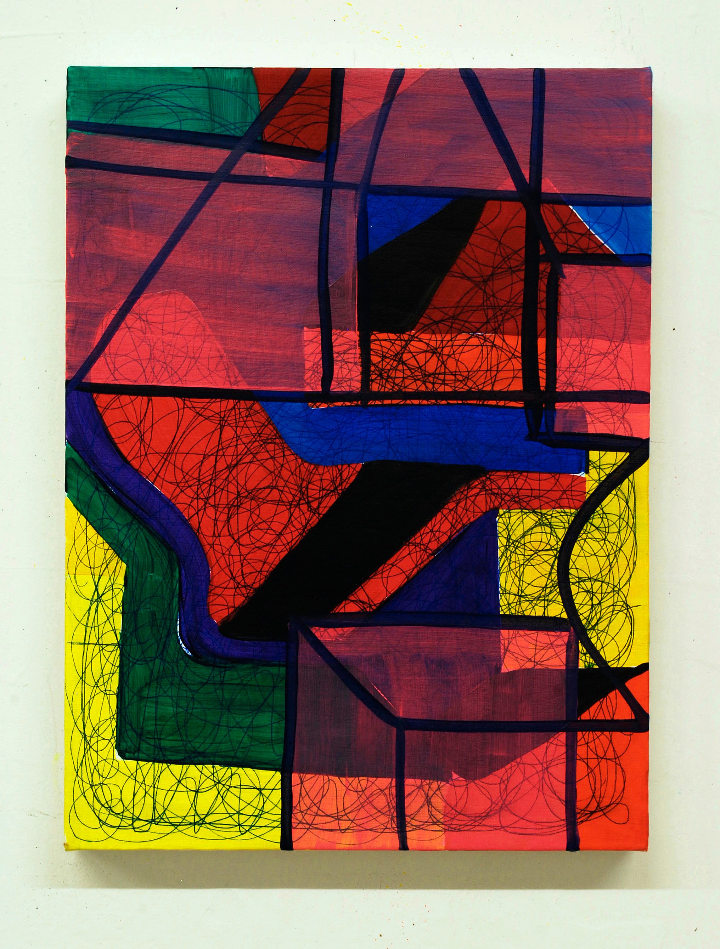 Joanne Greenbaum, Jennifer Steinkamp, Untitled at greengrassi & Corvi-Mora, London, photo 23