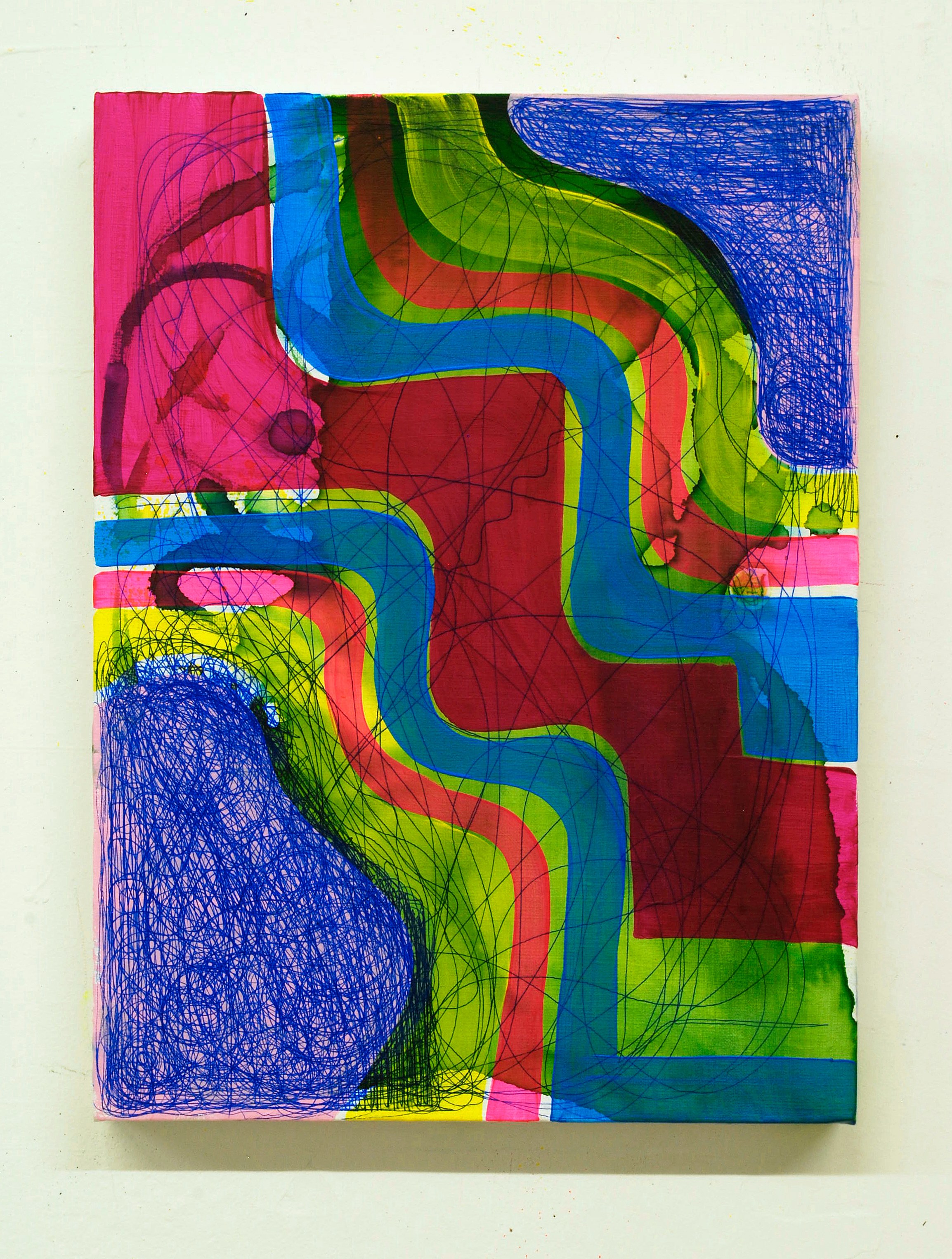 Joanne Greenbaum, Jennifer Steinkamp, Untitled at greengrassi & Corvi-Mora, London, photo 25