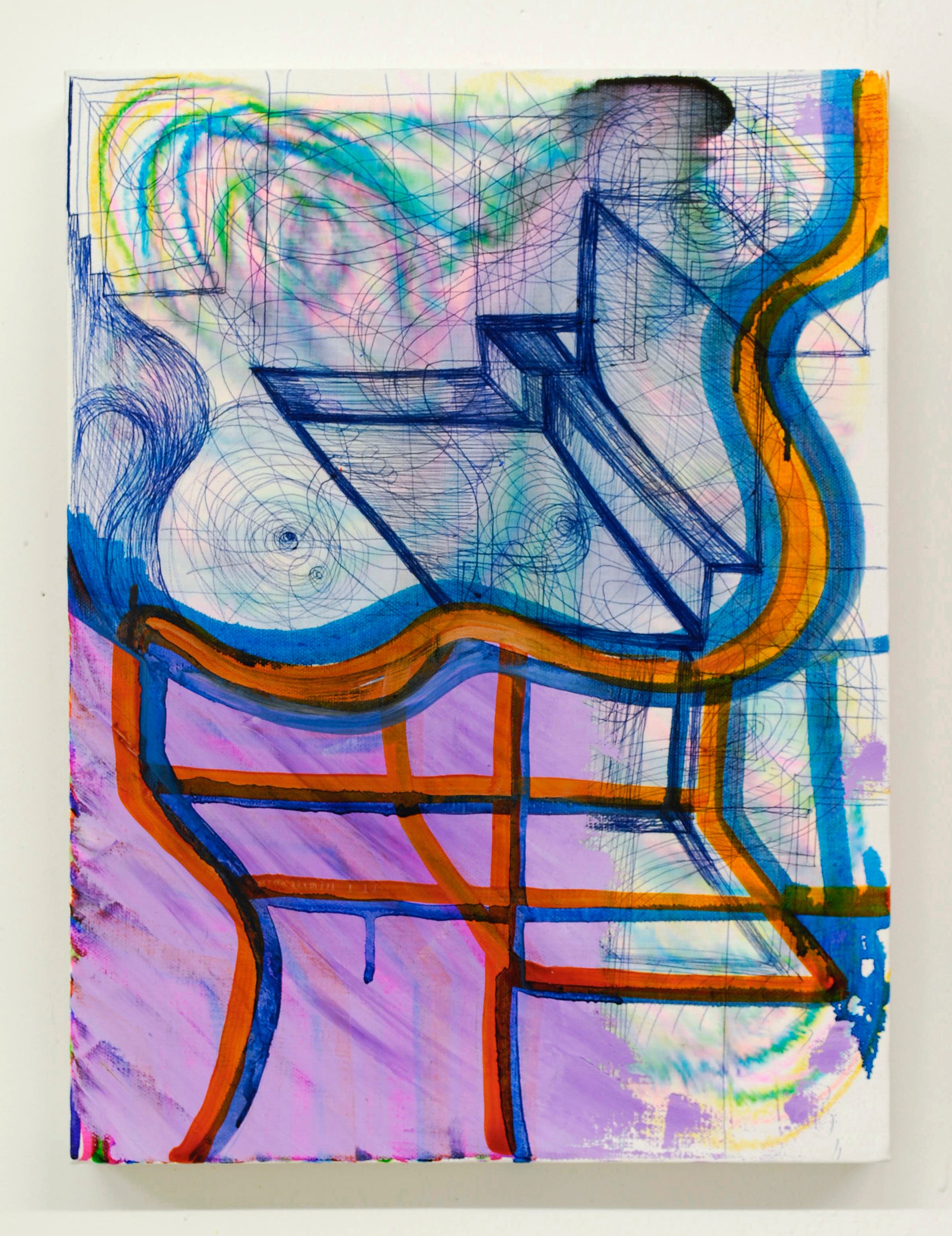 Joanne Greenbaum, Jennifer Steinkamp, Untitled at greengrassi & Corvi-Mora, London, photo 91