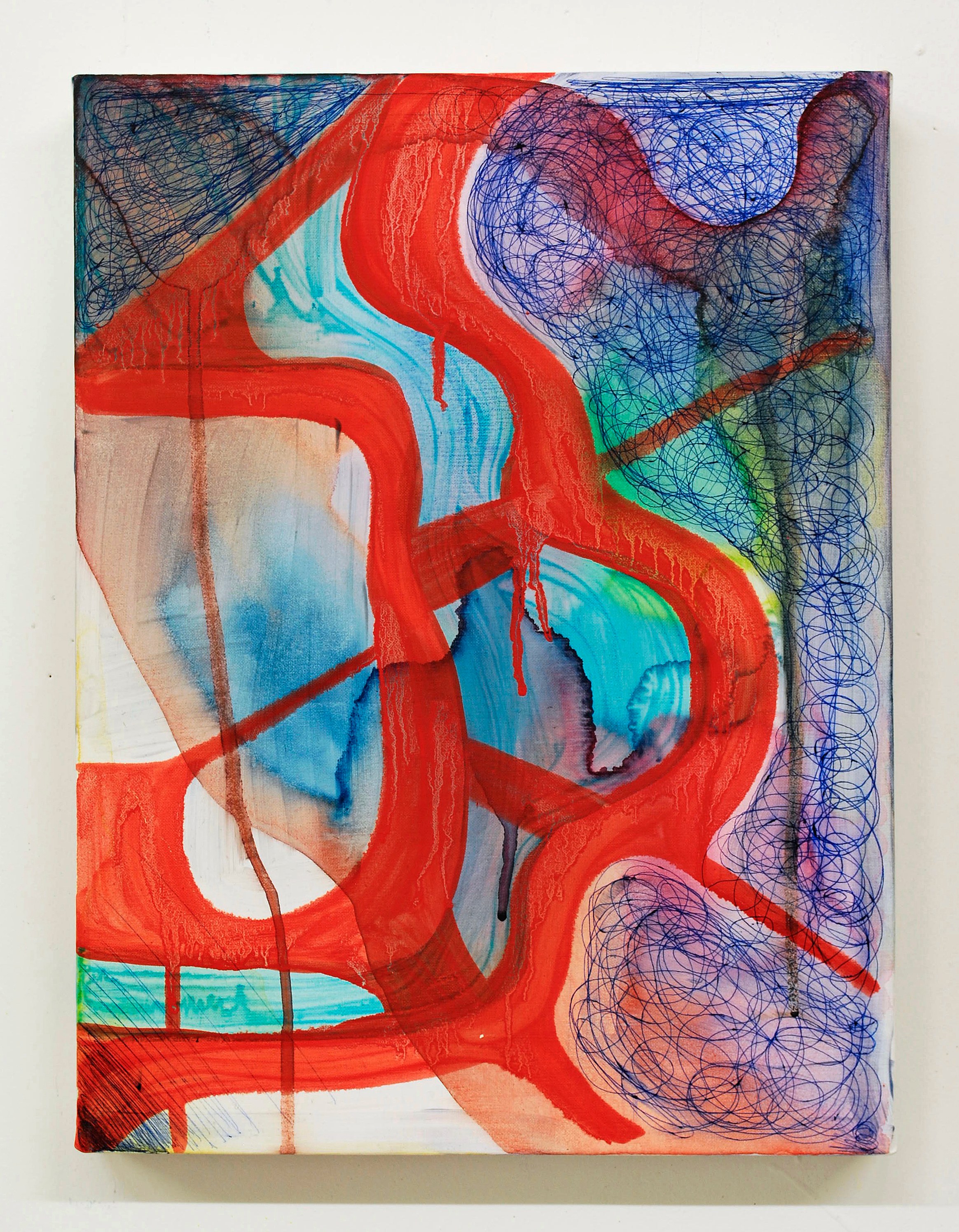 Joanne Greenbaum, Jennifer Steinkamp, Untitled at greengrassi & Corvi-Mora, London, photo 95